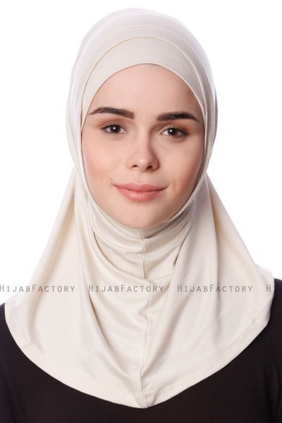 Nehir - Light Beige 2-Piece Al Amira Hijab