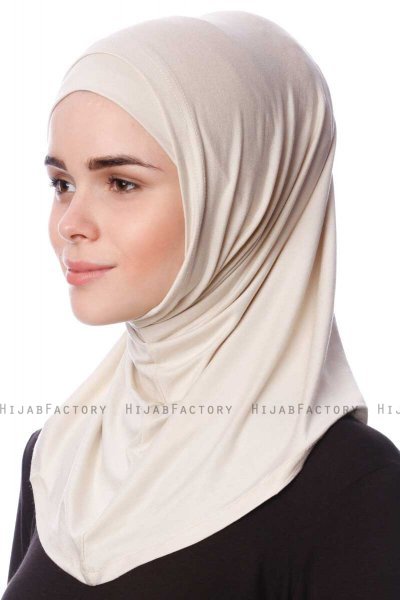 Nehir - Light Beige 2-Piece Al Amira Hijab