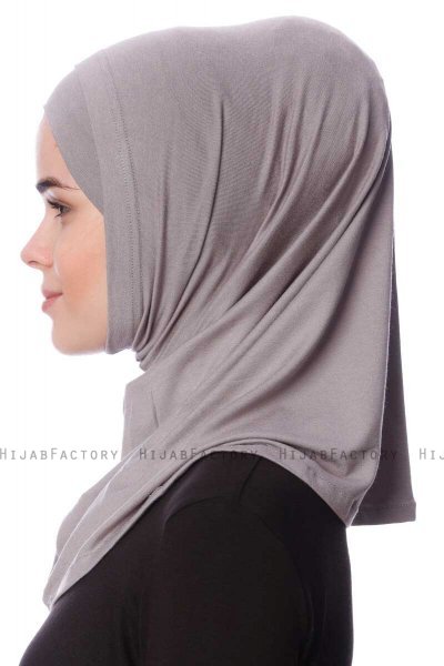 Nehir - Light Grey 2-Piece Al Amira Hijab