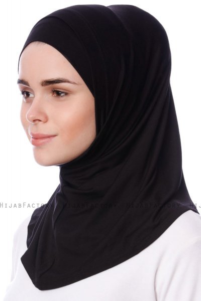 Nehir - Black 2-Piece Al Amira Hijab