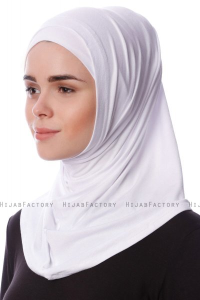 Nehir - White 2-Piece Al Amira Hijab