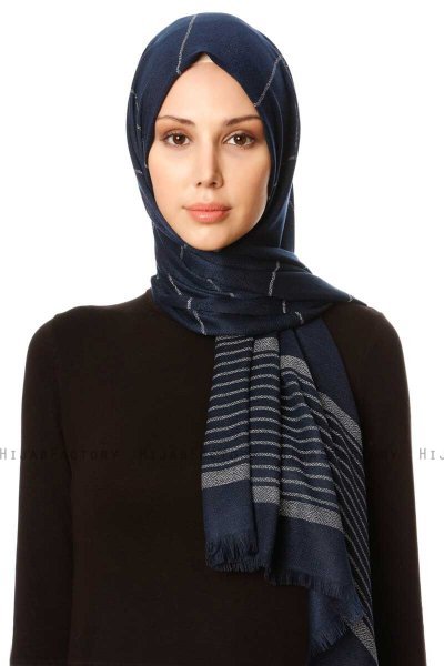 Nihal - Navy Blue Hijab - Özsoy