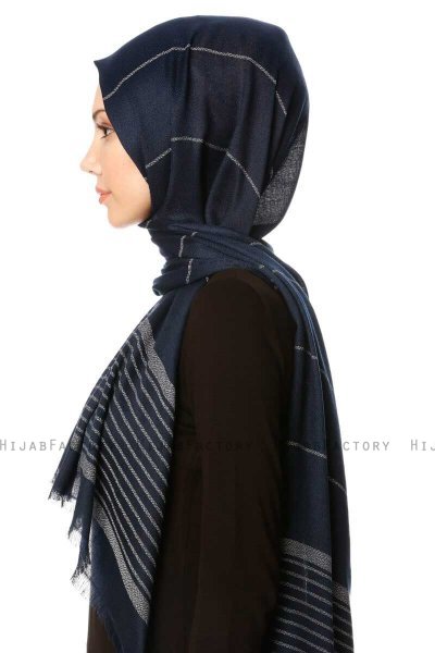 Nihal - Navy Blue Hijab - Özsoy