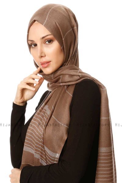 Nihal - Taupe Hijab - Özsoy