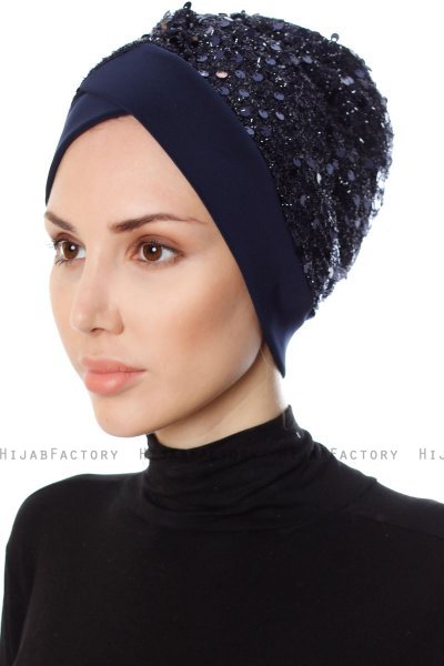 Nurten - Navy Blue Turban