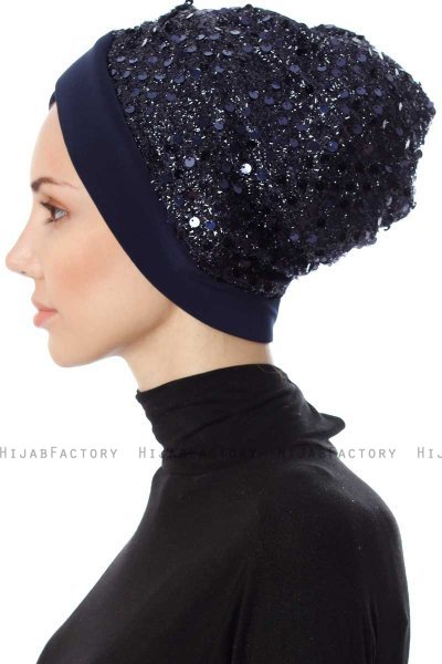 Nurten - Navy Blue Turban