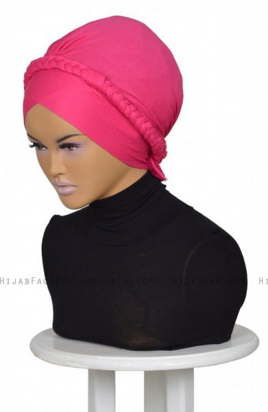 Olivia Fuchsia Bomull Turban Cancer Krebs Ayse Turban 3210010-2