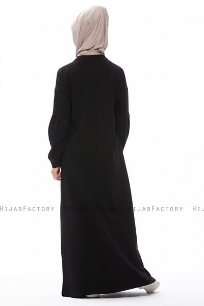 Pelda Svart Modest Klänning Bwest 280494d