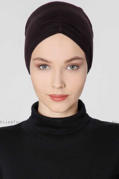 Pileli Mörkbrun Criss Cross Underslöja 200607bb