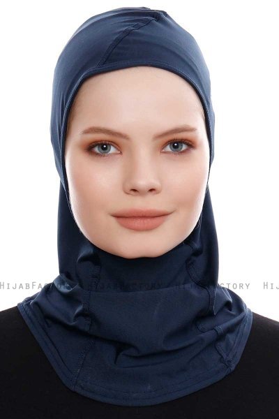 Pinar - Navy Blue Sport Hijab - Ecardin
