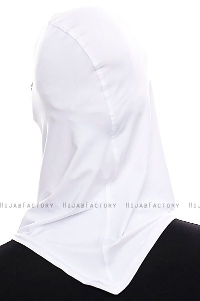 Pinar - White Sport Hijab - Ecardin