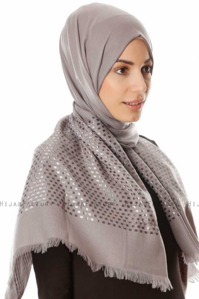 Reyhan - Grey Hijab - Özsoy