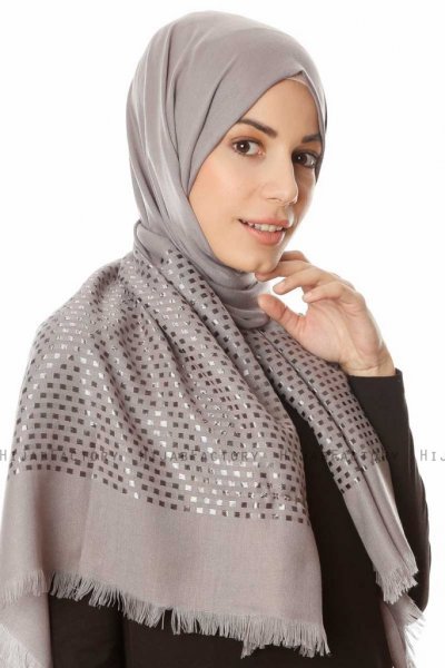 Reyhan - Grey Hijab - Özsoy