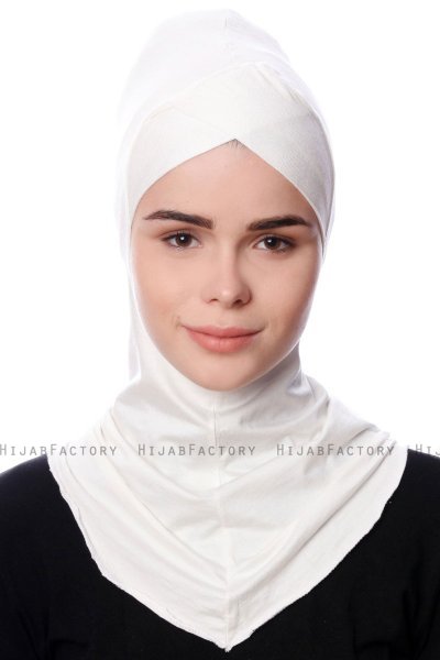 Safiye - Creme Ninja Underscarf - Ecardin