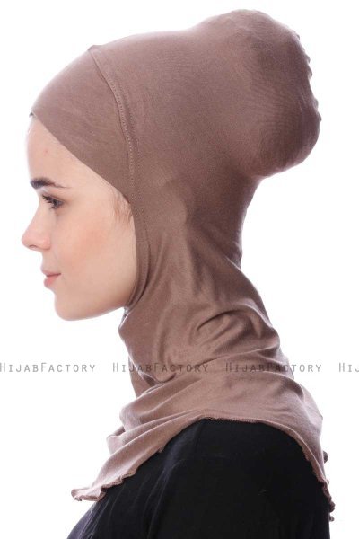 Safiye - Dark Taupe Ninja Underscarf - Ecardin
