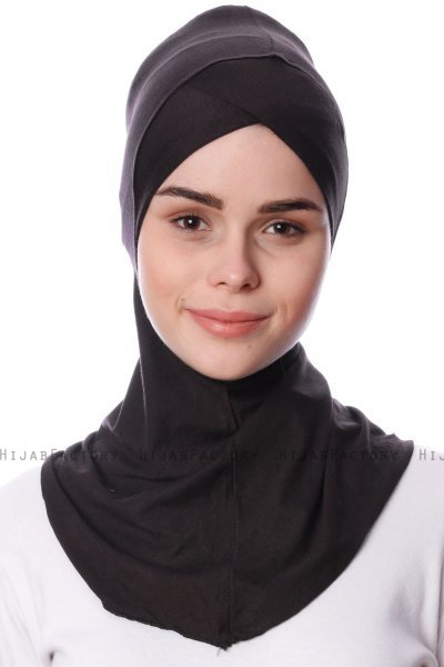 Safiye - Black Ninja Underscarf - Ecardin