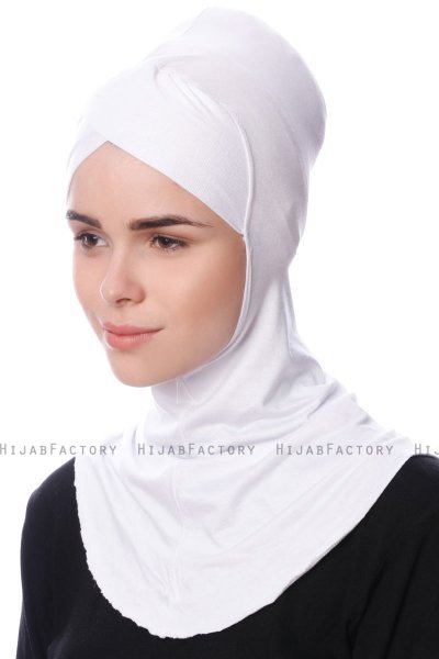 Safiye - White Ninja Underscarf - Ecardin