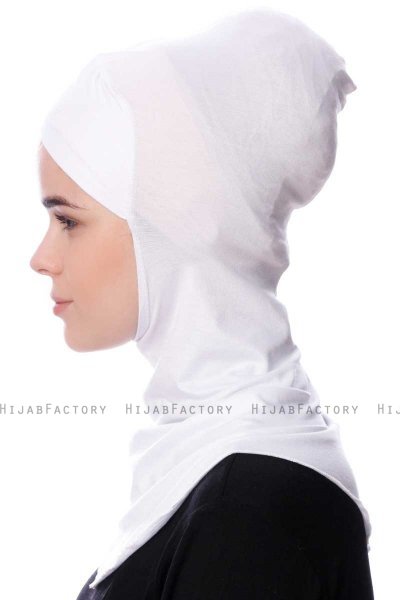 Safiye - White Ninja Underscarf - Ecardin