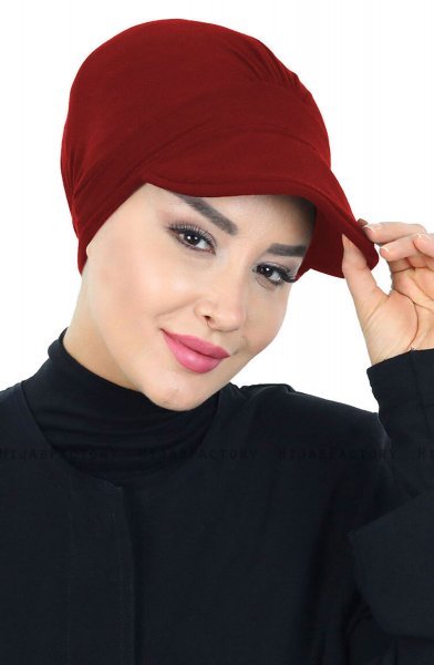 Sandra - Bordeaux Cotton Turban - Ayse Turban