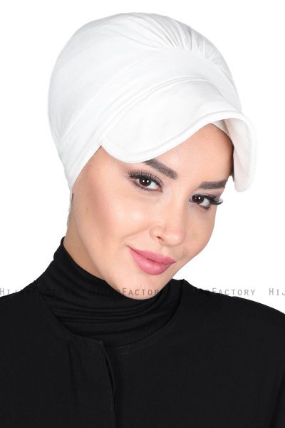 Sandra - Creme Cotton Turban - Ayse Turban
