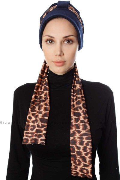 Sanem - Navy Blue Turban