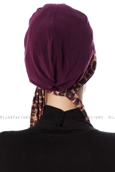 Sanem - Plum Turban