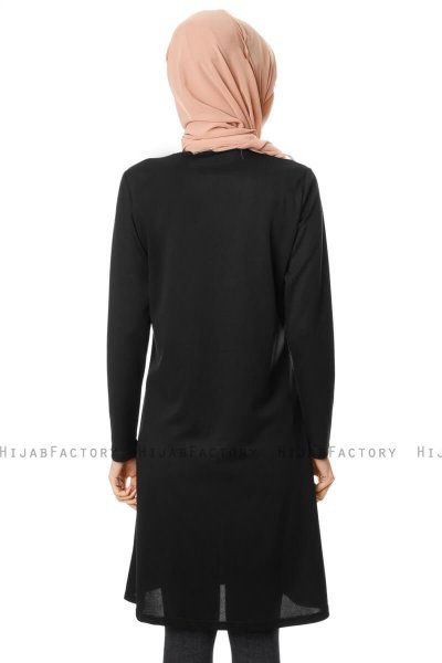 Sarah - Black Tunic - Miss Halima