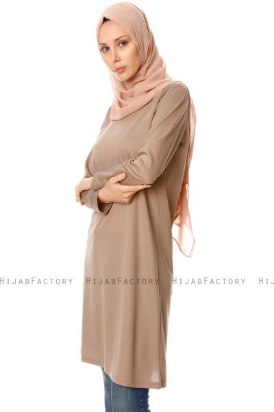 Sarah - Taupe Tunic - Miss Halima