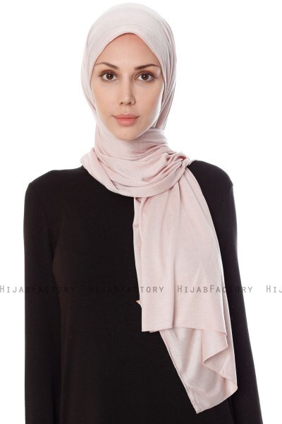 Seda - Dusty Pink Jersey Hijab - Ecardin