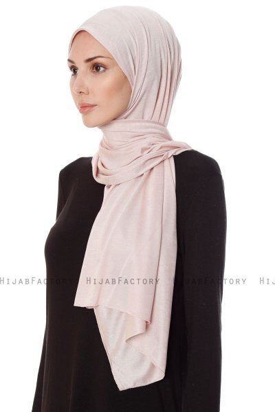 Seda - Dusty Pink Jersey Hijab - Ecardin