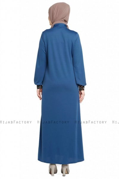 Selda - Indigo Abaya - Miss Cazibe