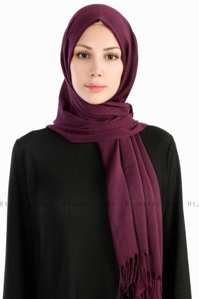 Selin Plommon Pashmina Hijab Sjal Özsoy 160295-1