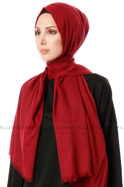 Selma - Bordeaux Plain Color Hijab - Gülsoy