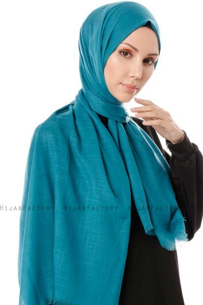 Selma - Green Plain Color Hijab - Gülsoy