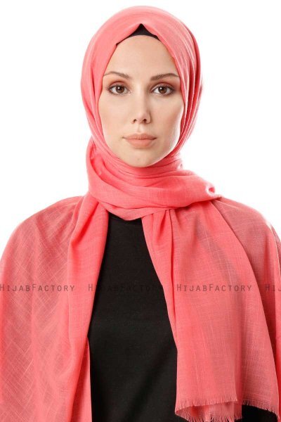 Selma - Raspberry Plain Color Hijab - Gülsoy