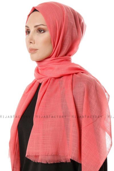 Selma - Raspberry Plain Color Hijab - Gülsoy