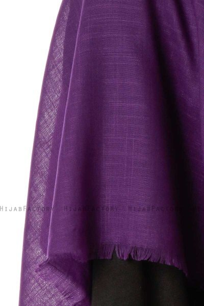 Selma - Purple Plain Color Hijab - Gülsoy