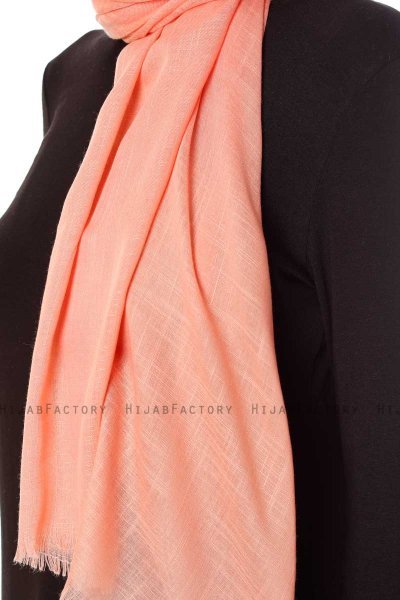 Selma - Orange Plain Color Hijab - Gülsoy