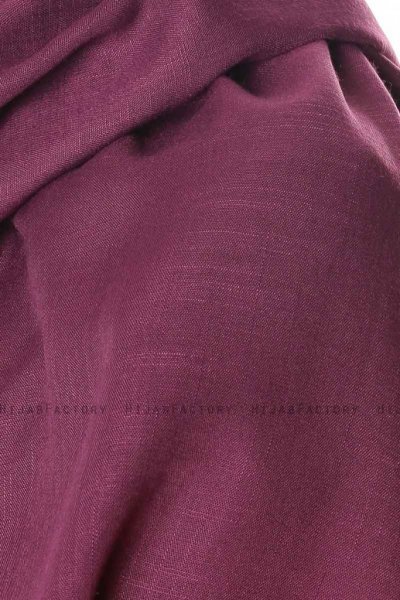 Selma - Plum Plain Color Hijab - Gülsoy