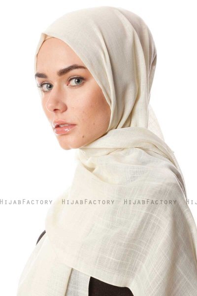 Selma - Sand Plain Color Hijab - Gülsoy