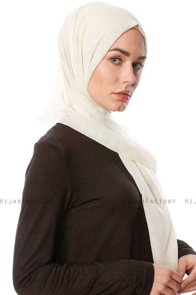 Selma - Sand Plain Color Hijab - Gülsoy