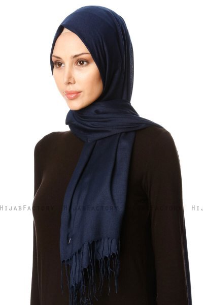 Semahat - Navy Blue Hijab - Özsoy