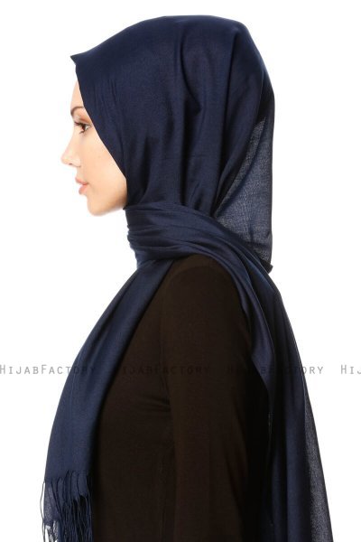 Semahat - Navy Blue Hijab - Özsoy