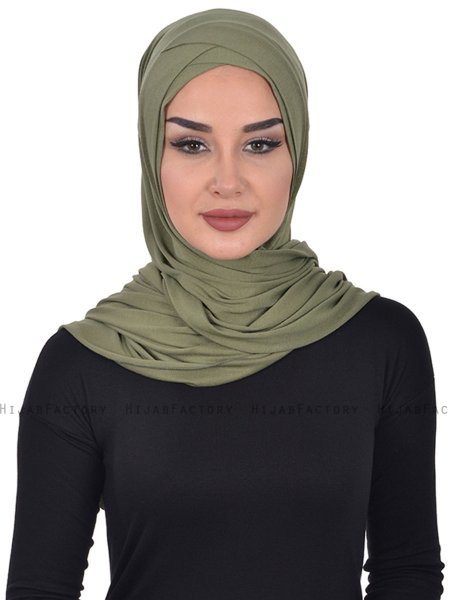 Sofia - Khaki Practical Cotton Hijab