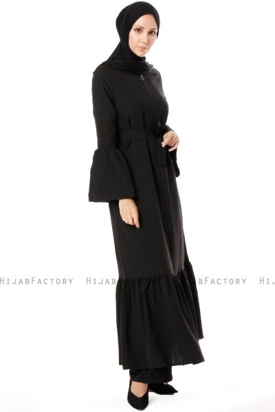 Soraya - Black Abaya - Miss Cazibe