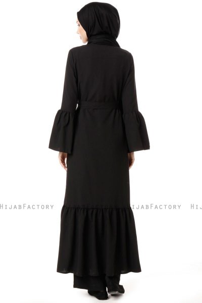 Soraya - Black Abaya - Miss Cazibe