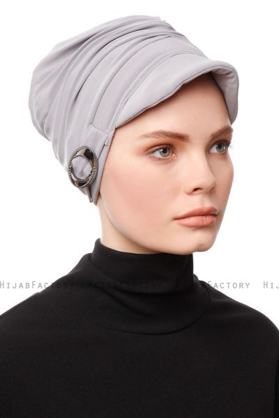 Sumeyye - Light Grey Turban