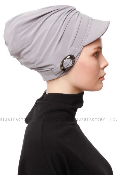 Sumeyye - Light Grey Turban