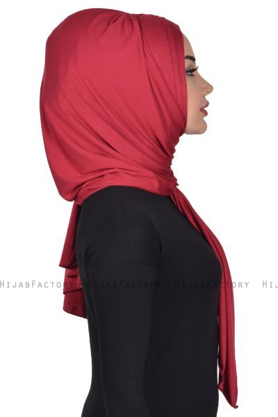 Tamara - Navy Blue Practical Cotton Hijab