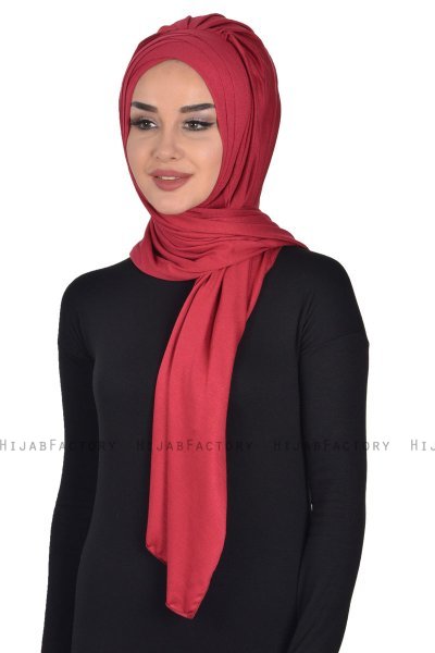 Tamara - Navy Blue Practical Cotton Hijab